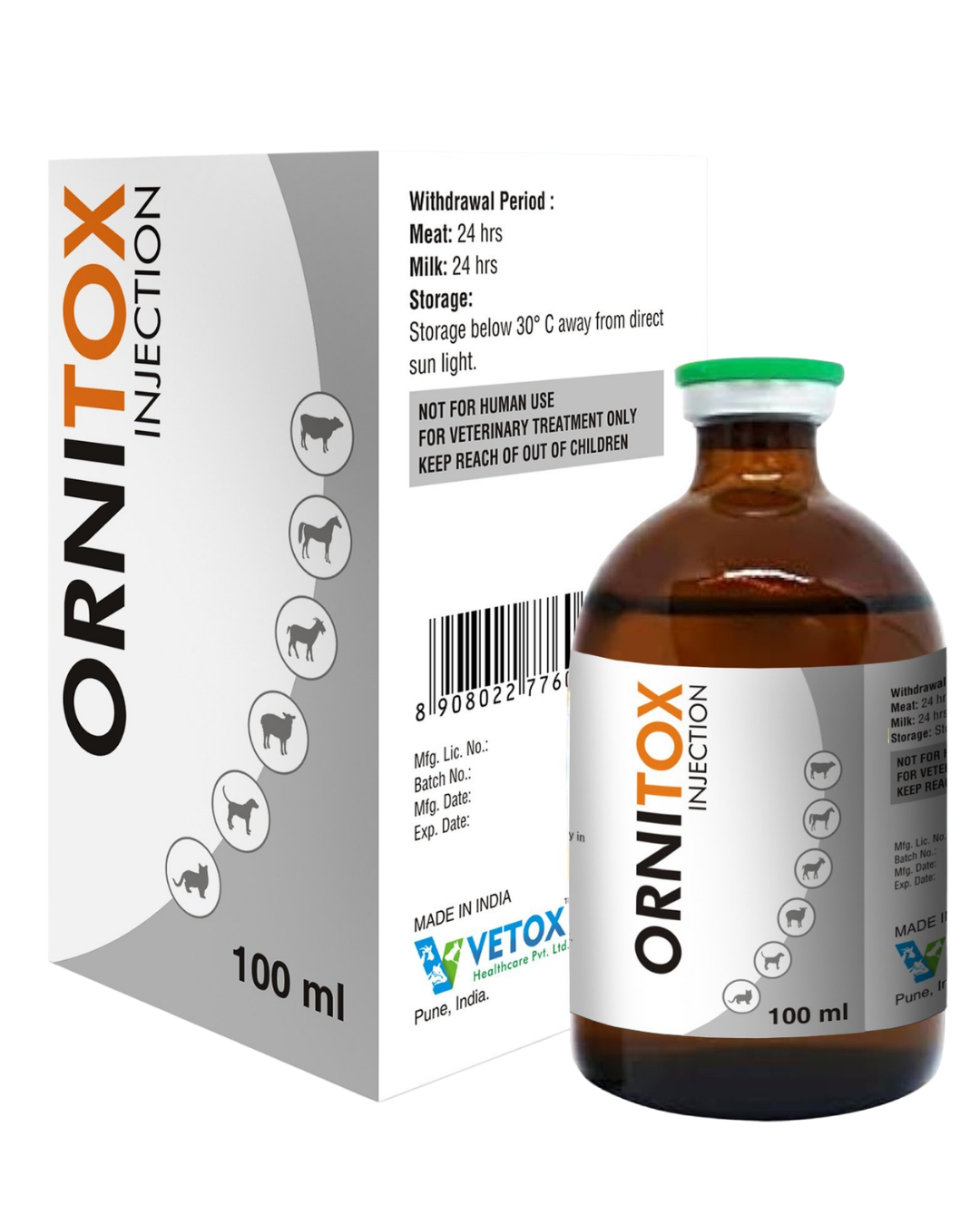 Ornitox Injection (Botol)